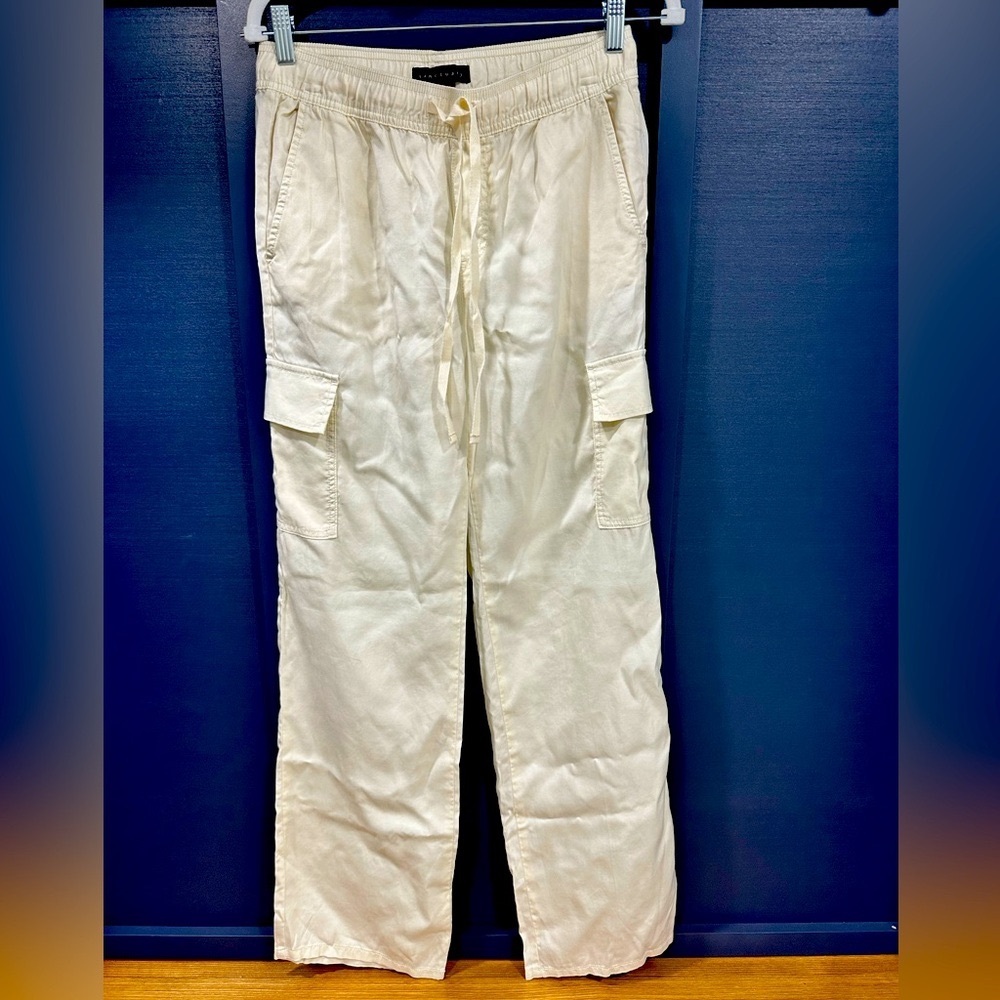 Sanctuary Cream Cargo Pants Small NWT